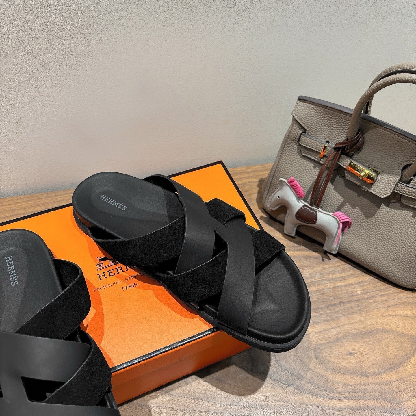 HM 25 Kazimir Sandal Calfskin Suede
