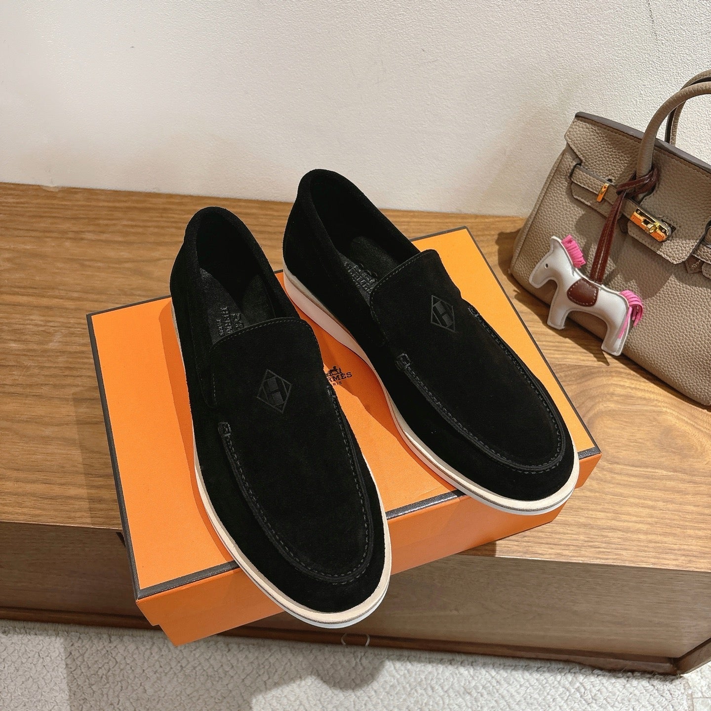 HM Impact Loafers Black Suede 526161
