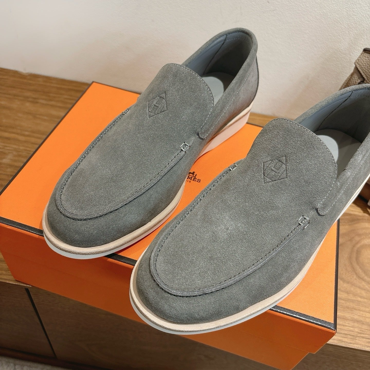 HM Impact Loafers Grey Suede 526168