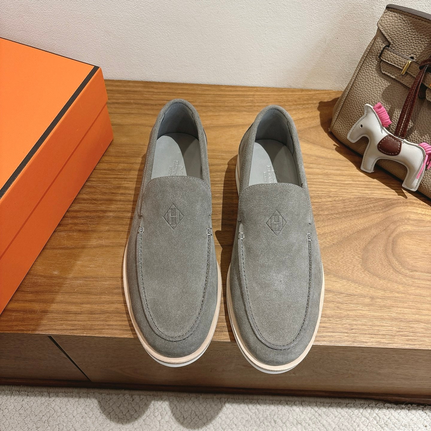 HM Impact Loafers Grey Suede 526168
