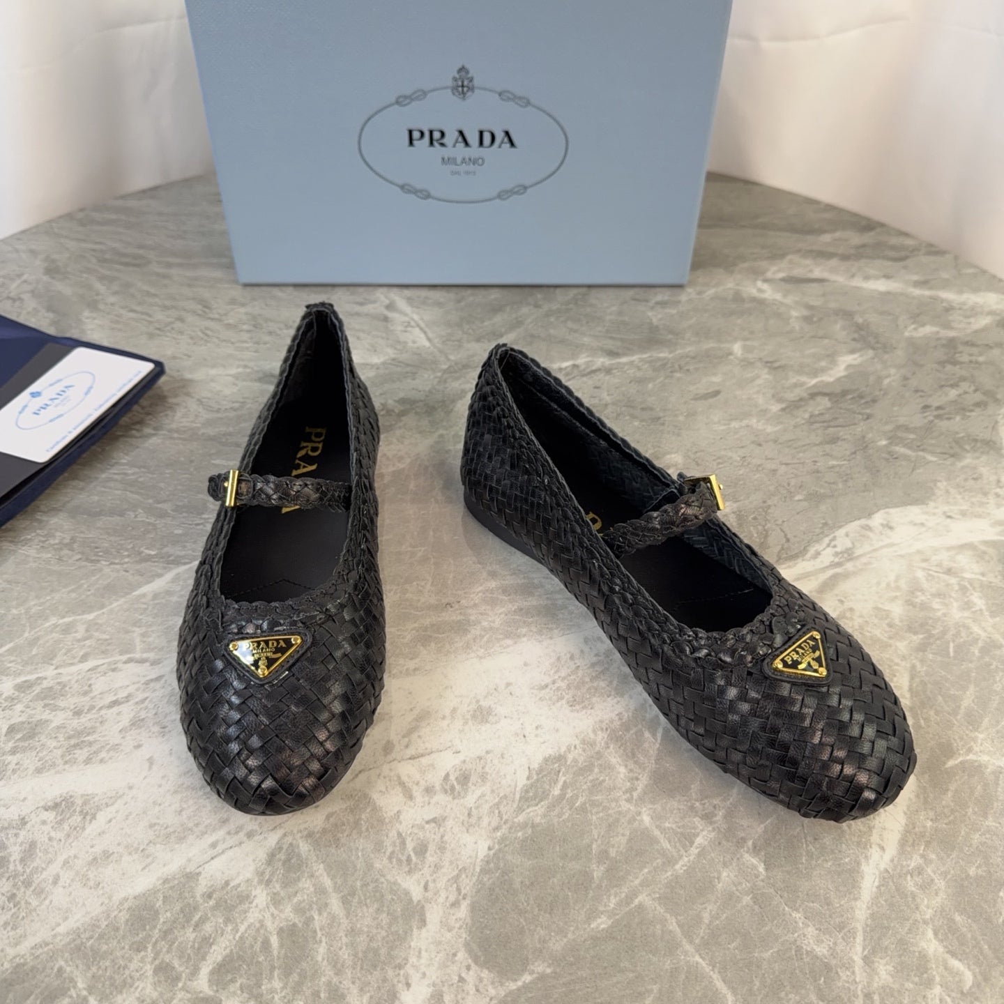 Pra 26s Ballerinas Black Leather 635153