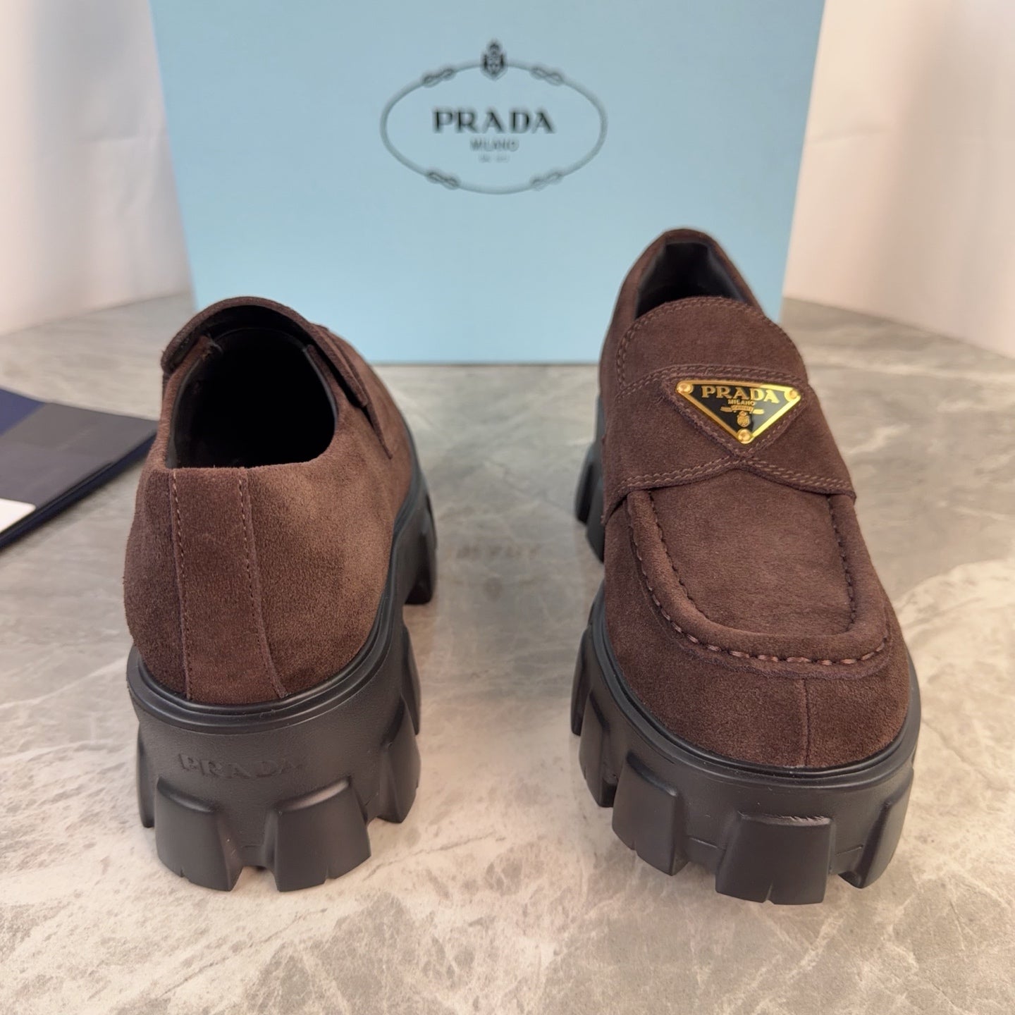 Pra 26s Loafer Brown Suede Leather 635164