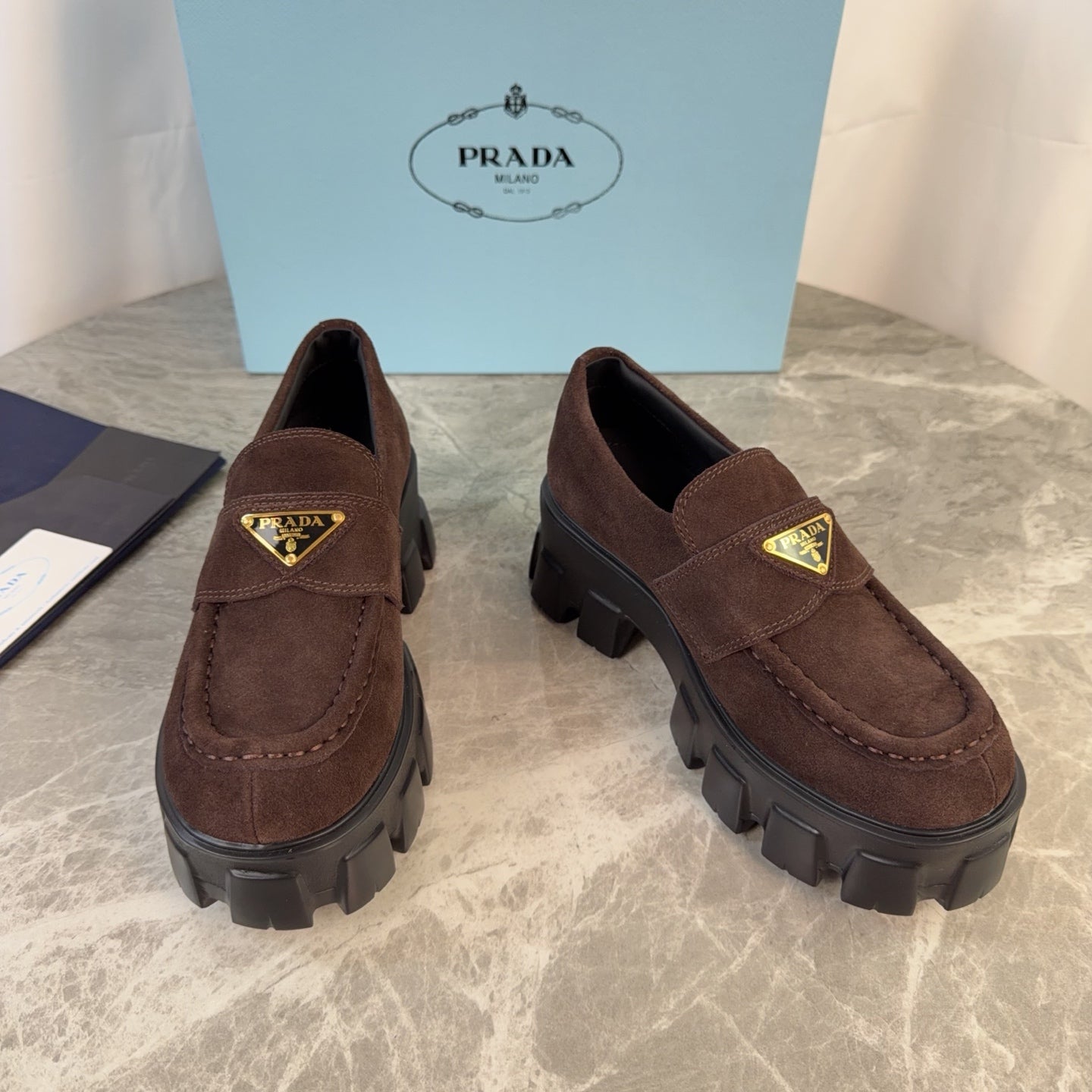 Pra 26s Loafer Brown Suede Leather 635164