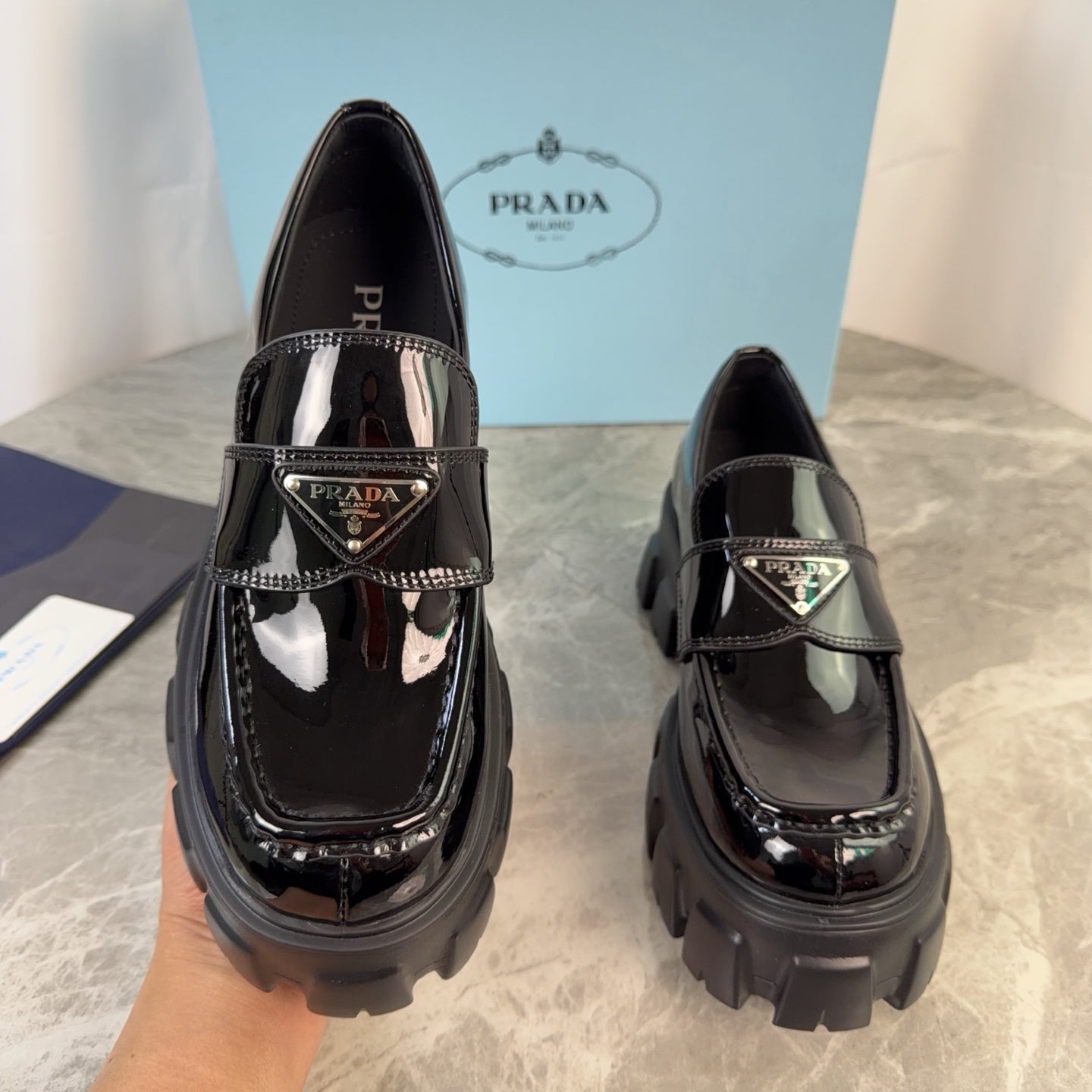 Pra 26s Loafer Black Patent Leather 635166