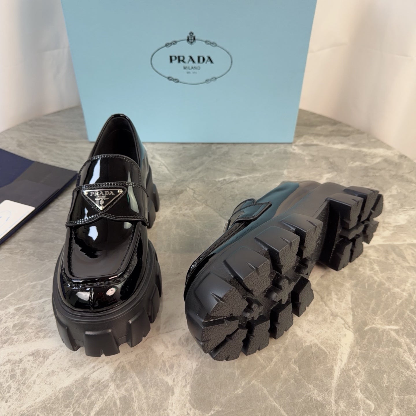 Pra 26s Loafer Black Patent Leather 635166