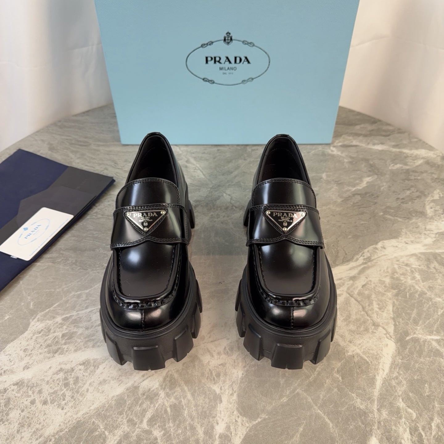 Pra 26s Loafer Black Glossy Leather 635167