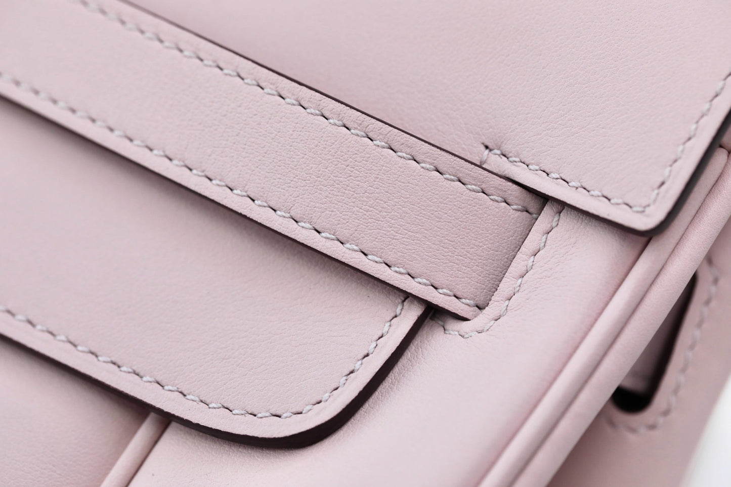 HM Berline Bag 28cm Light Pink Calfskin 284554 (Production time: 25 days)