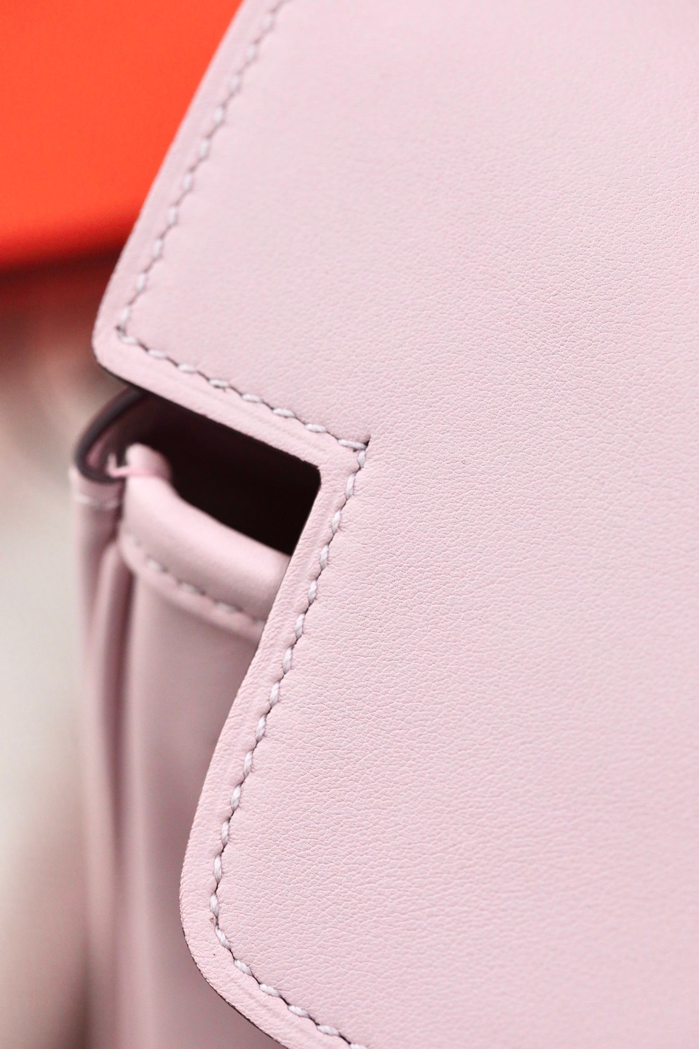 HM Berline Bag 28cm Light Pink Calfskin 284554 (Production time: 25 days)