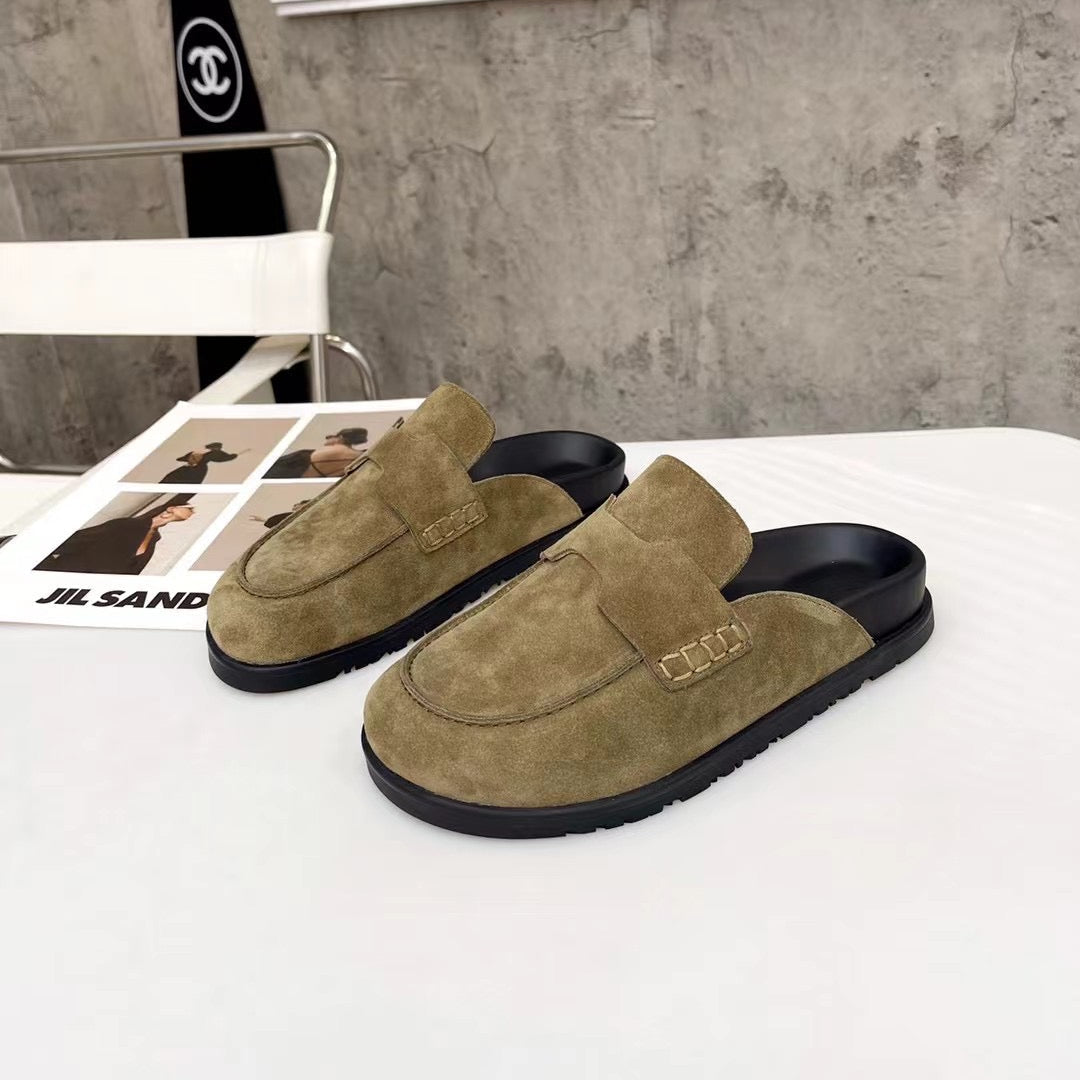 HM 26H Go Mule Dark Taupe Suede 799298