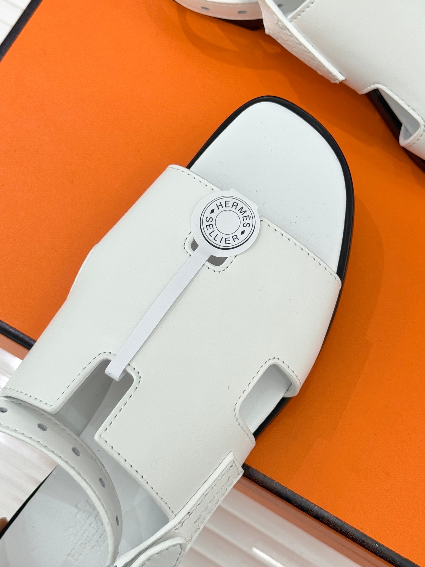HM Maya Sandal  White Leather 642792