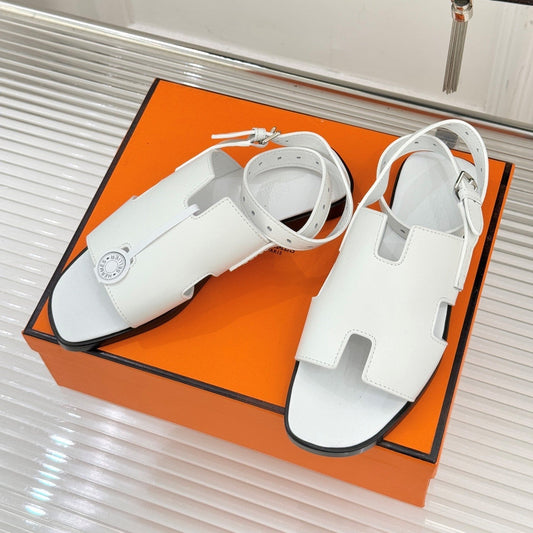 HM Maya Sandal  White Leather 642792