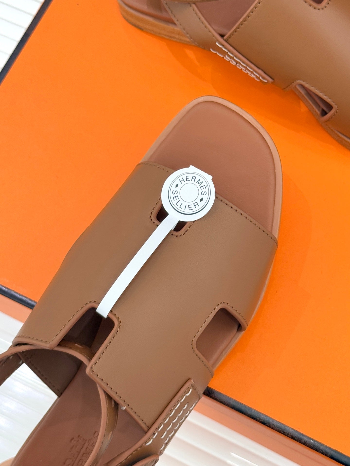 HM Maya Sandal Brown Leather 642793