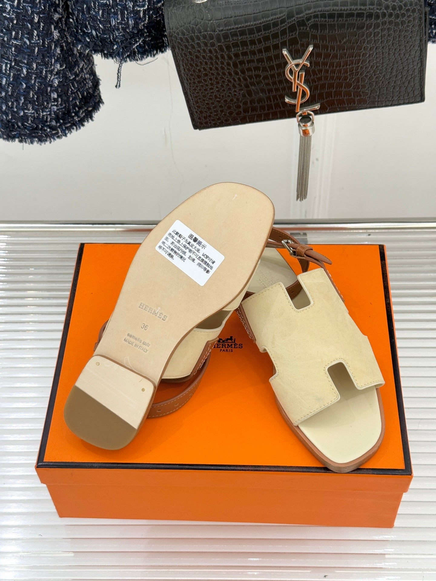 HM Maya Sandal Khahi Suede Leather 642795