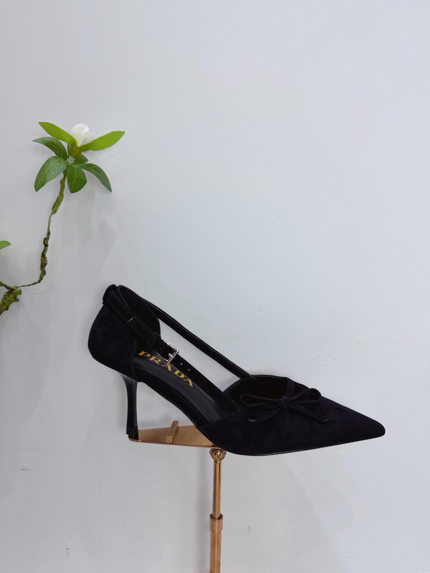 PRA 26SS Pumps 75 Black Suede 592349