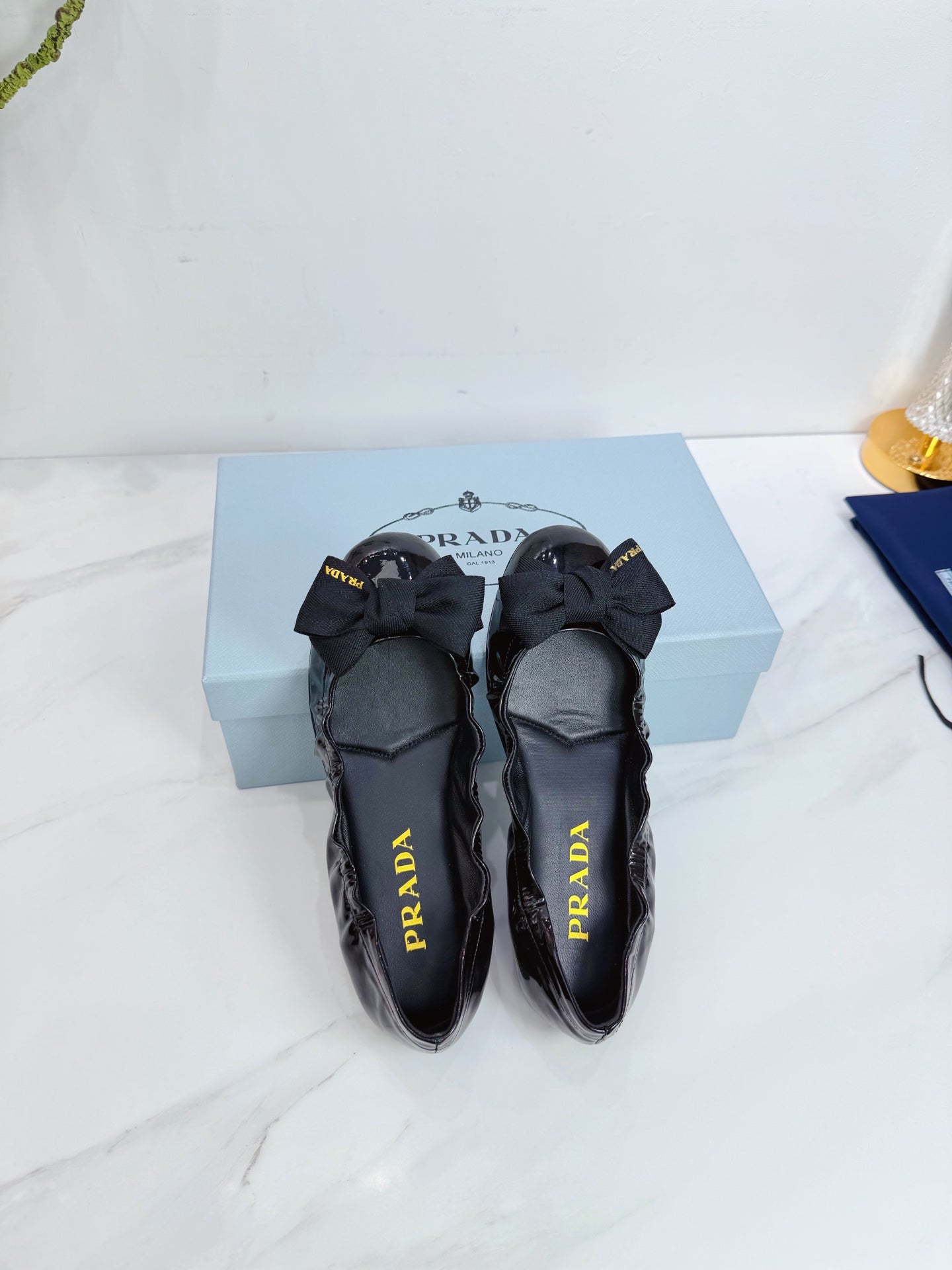 PRA 26SS Ballet Flat Black Patent Leather 592391