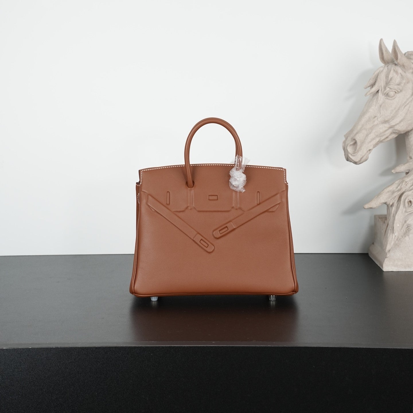 HM Birkin Shadow 25cm Camel Leather 284507