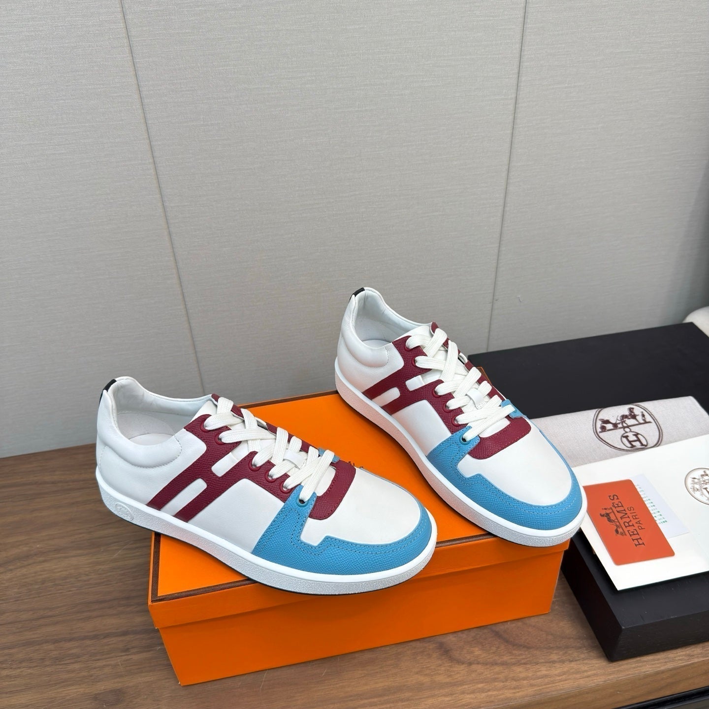 HM Join Sneaker White mix Multicolor Calfskin 213518