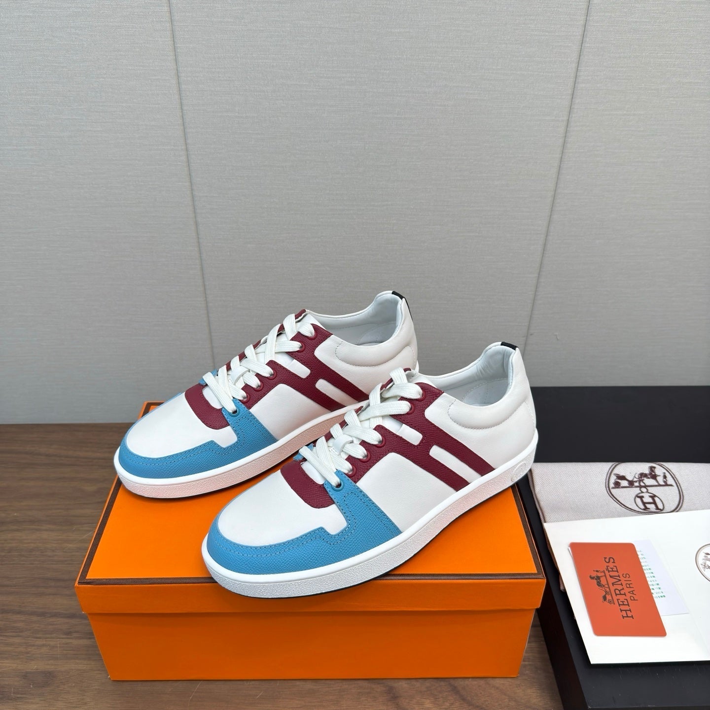 HM Join Sneaker White mix Multicolor Calfskin 213518