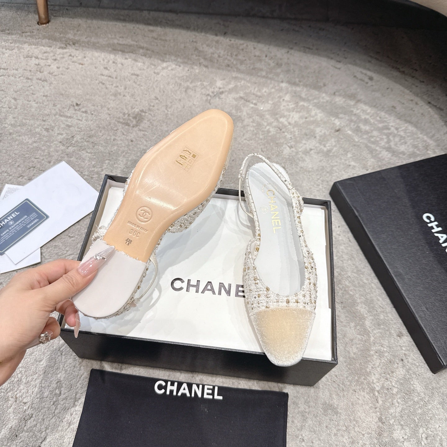 Chanel 2026 Flat Sandals Sheepskin 826287
