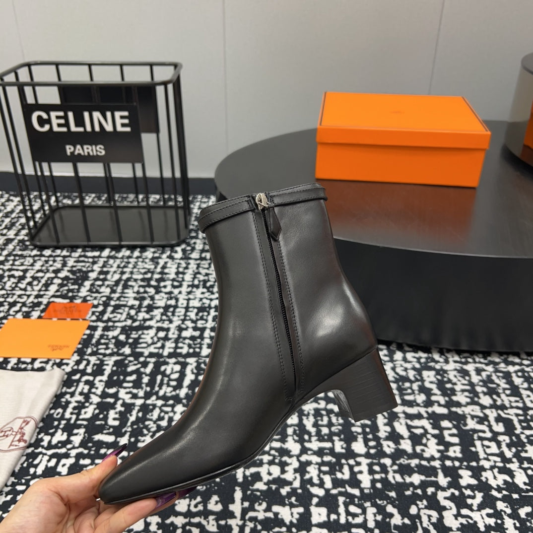 HM Botines Impérial 50mm Black Cowhide 952392