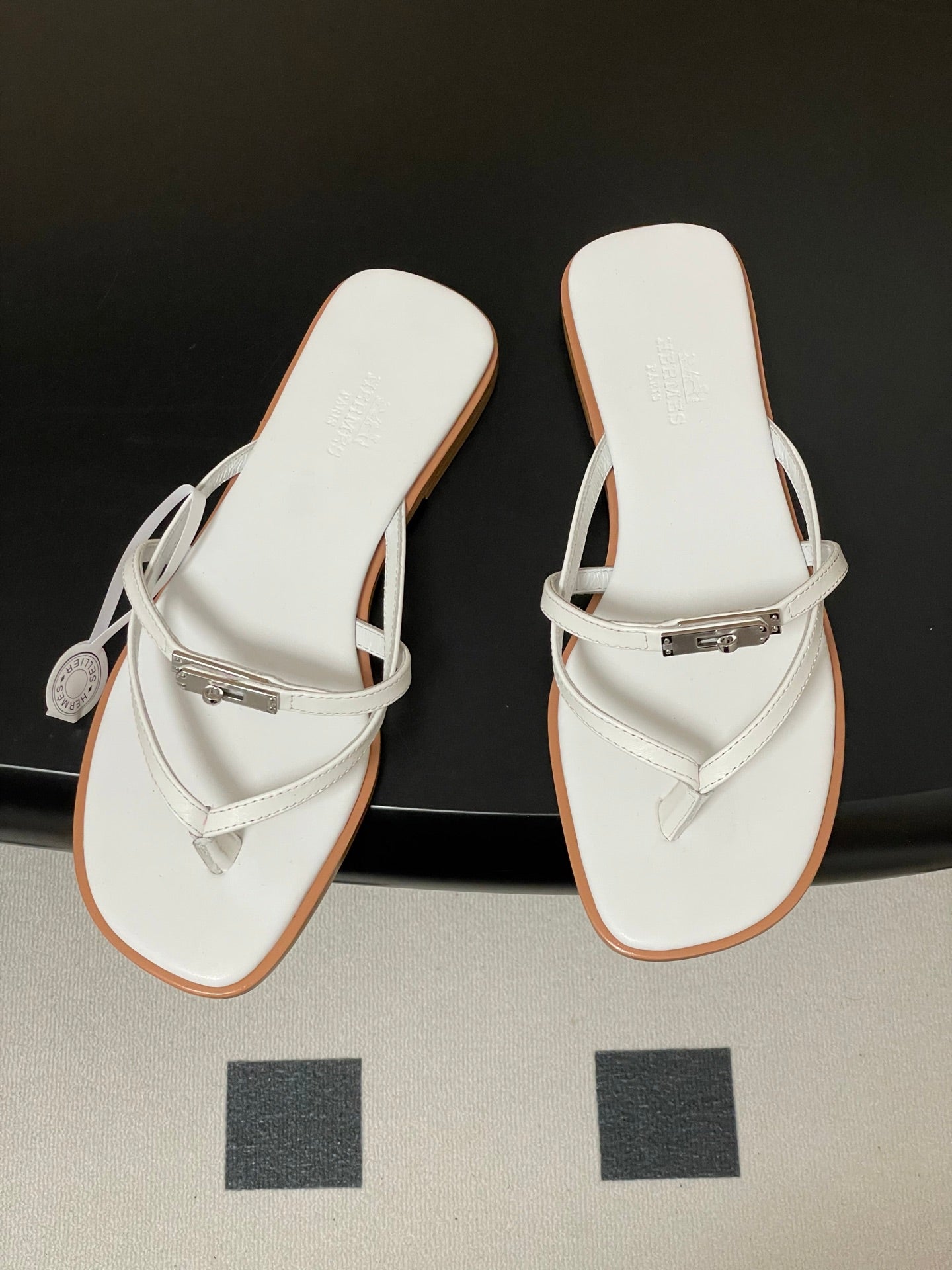 HM Miss Sandal White Calfskin 593794