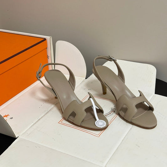 HM Holy Sandal Taupe Cowhide 835002