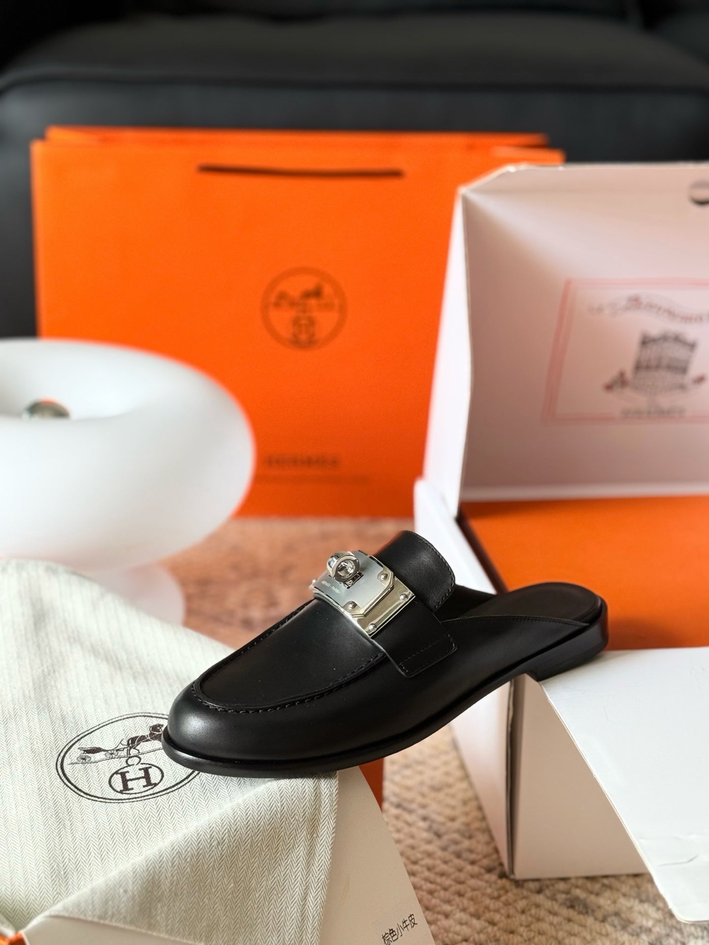 HM Hot Slip-on Black Cafskin 531370