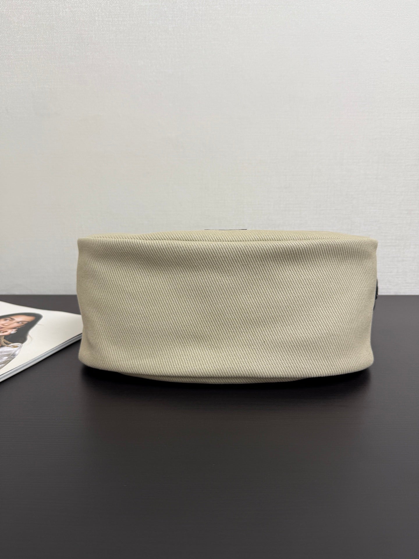 Chanel 2026 Rugby Bag 32cm Beige Canvas Leather
