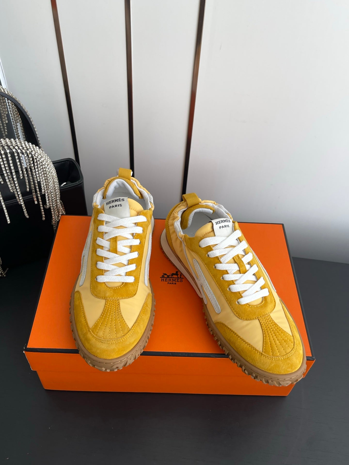 HM Jet Sneaker Yellow Suede 739993