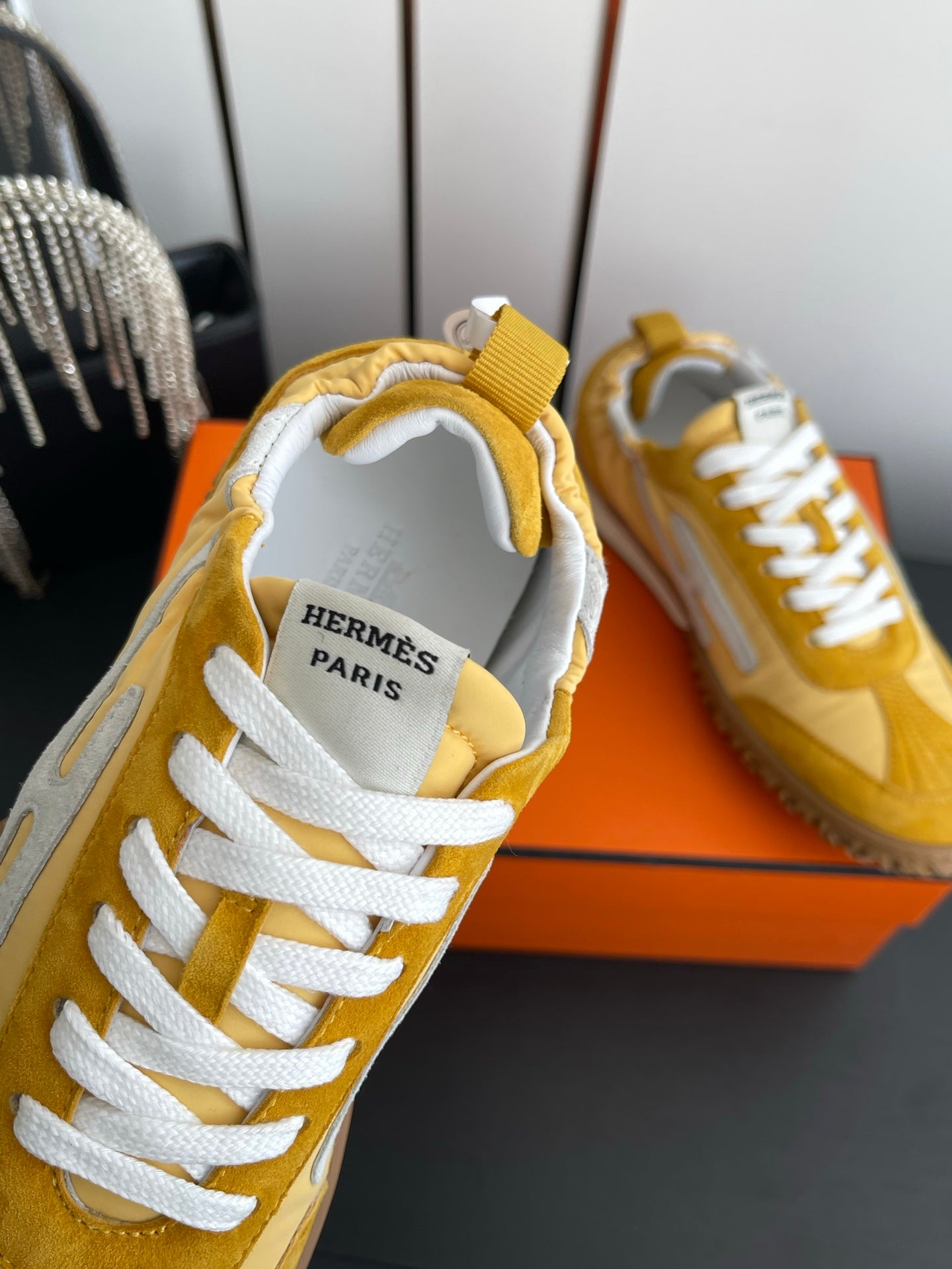 HM Jet Sneaker Yellow Suede 739993
