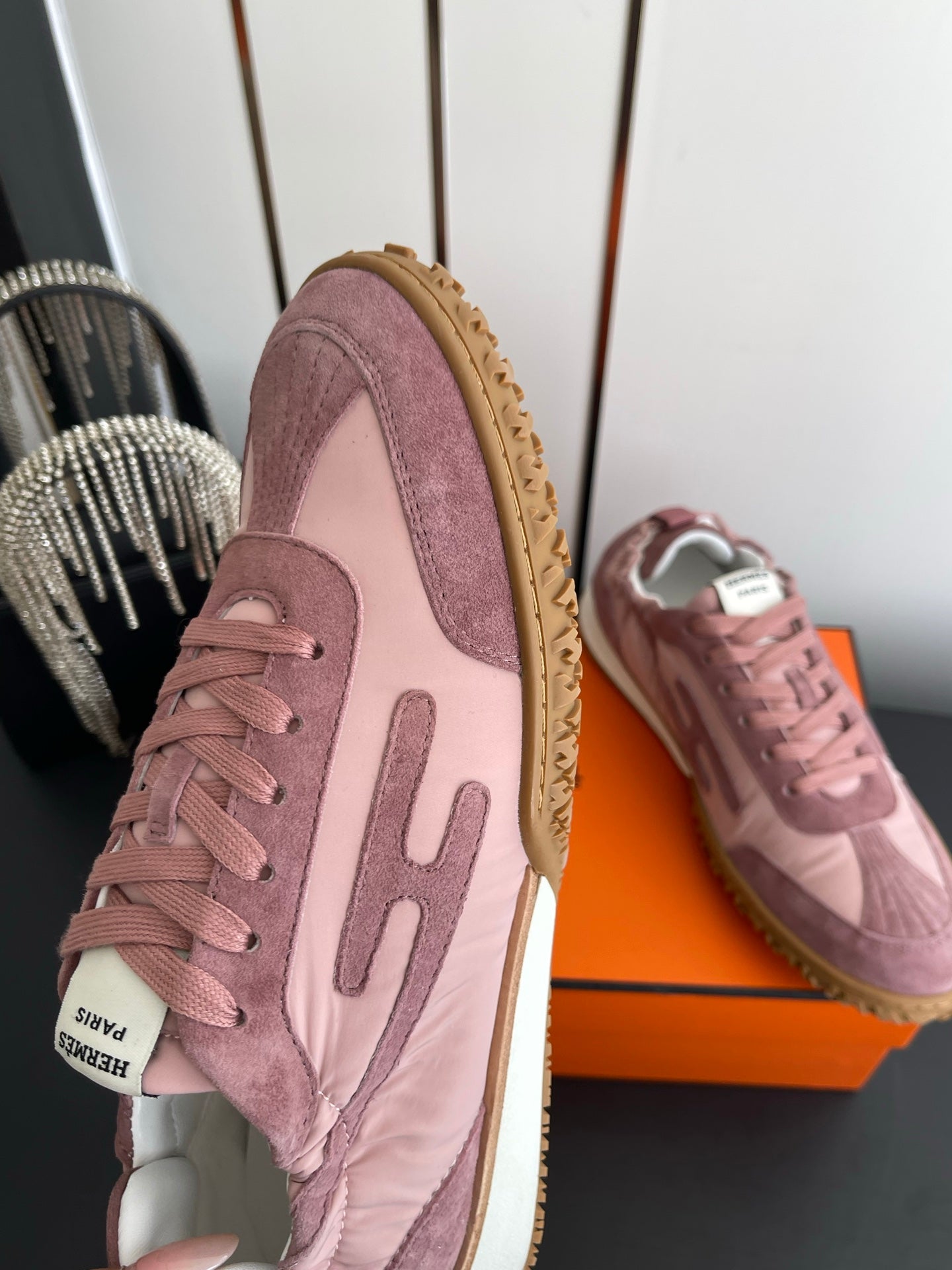 HM Jet Sneaker Pink Suede 739994