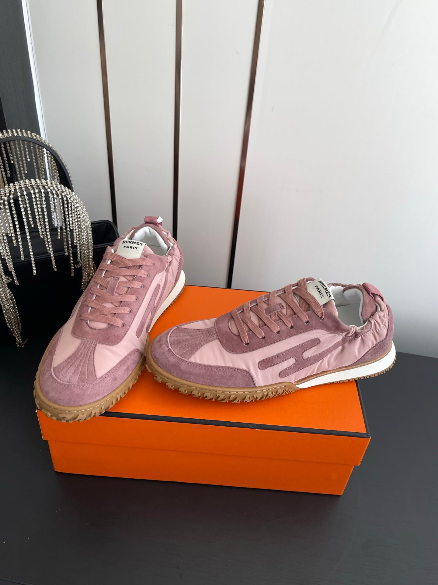 HM Jet Sneaker Pink Suede 739994