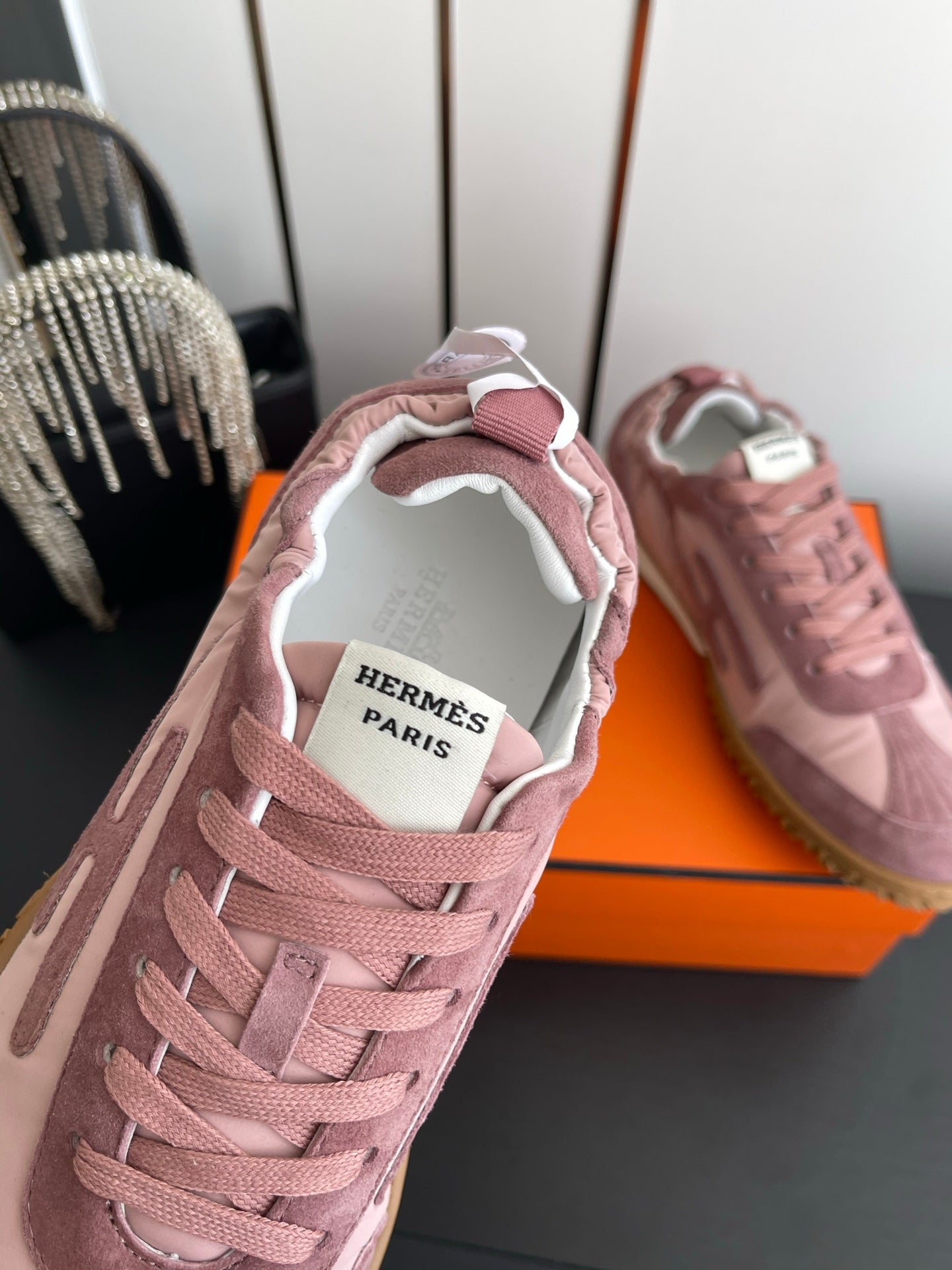 HM Jet Sneaker Pink Suede 739994