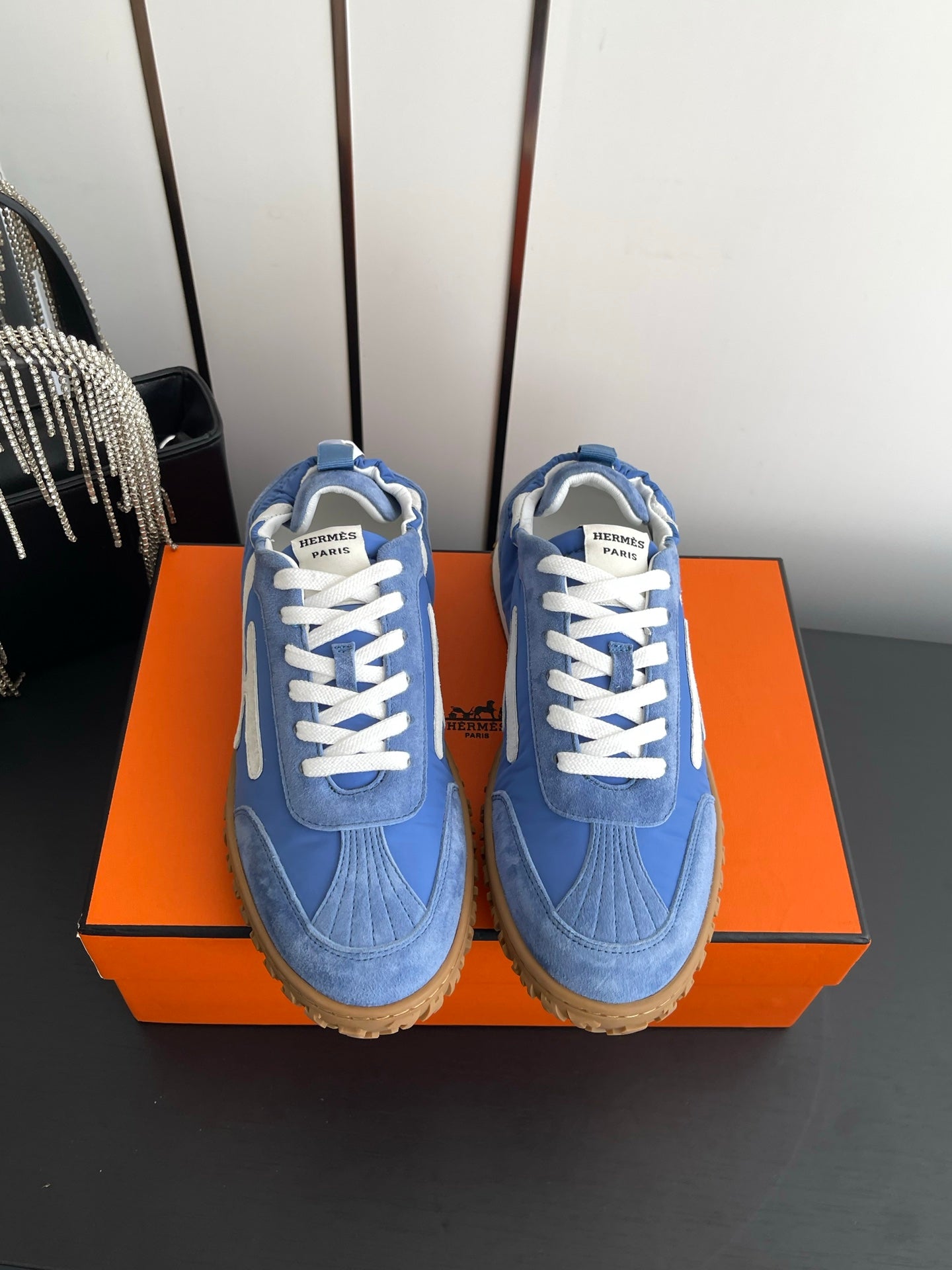 HM Jet Sneaker Blue White Suede 739996