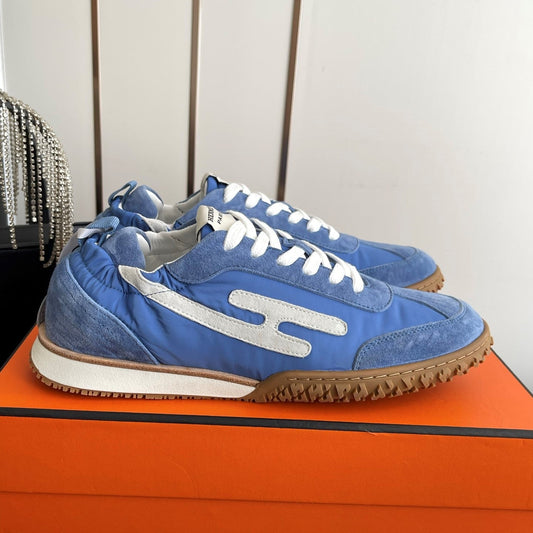 HM Jet Sneaker Blue White Suede 739996