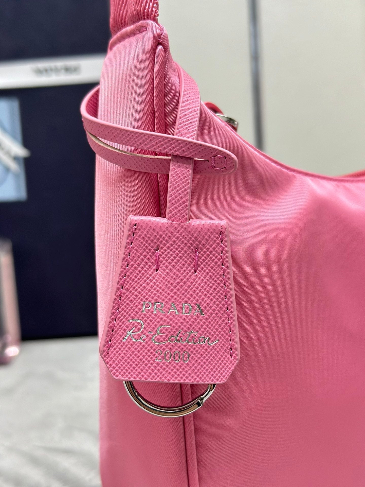 Prada Re-Edition 2000 Mini Bag Hot Pink Nylon 293850