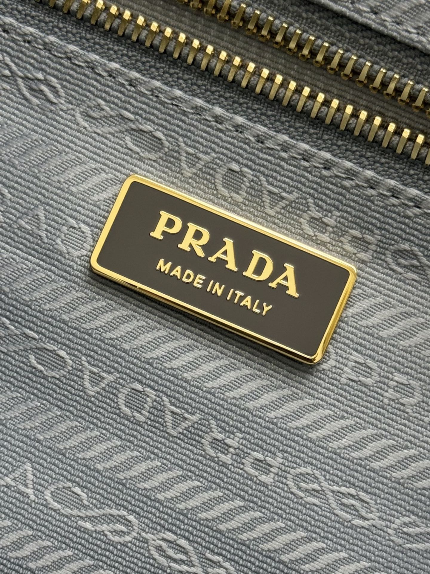 Prada Bonnie Extra-Large 42cm Grey Calfskin