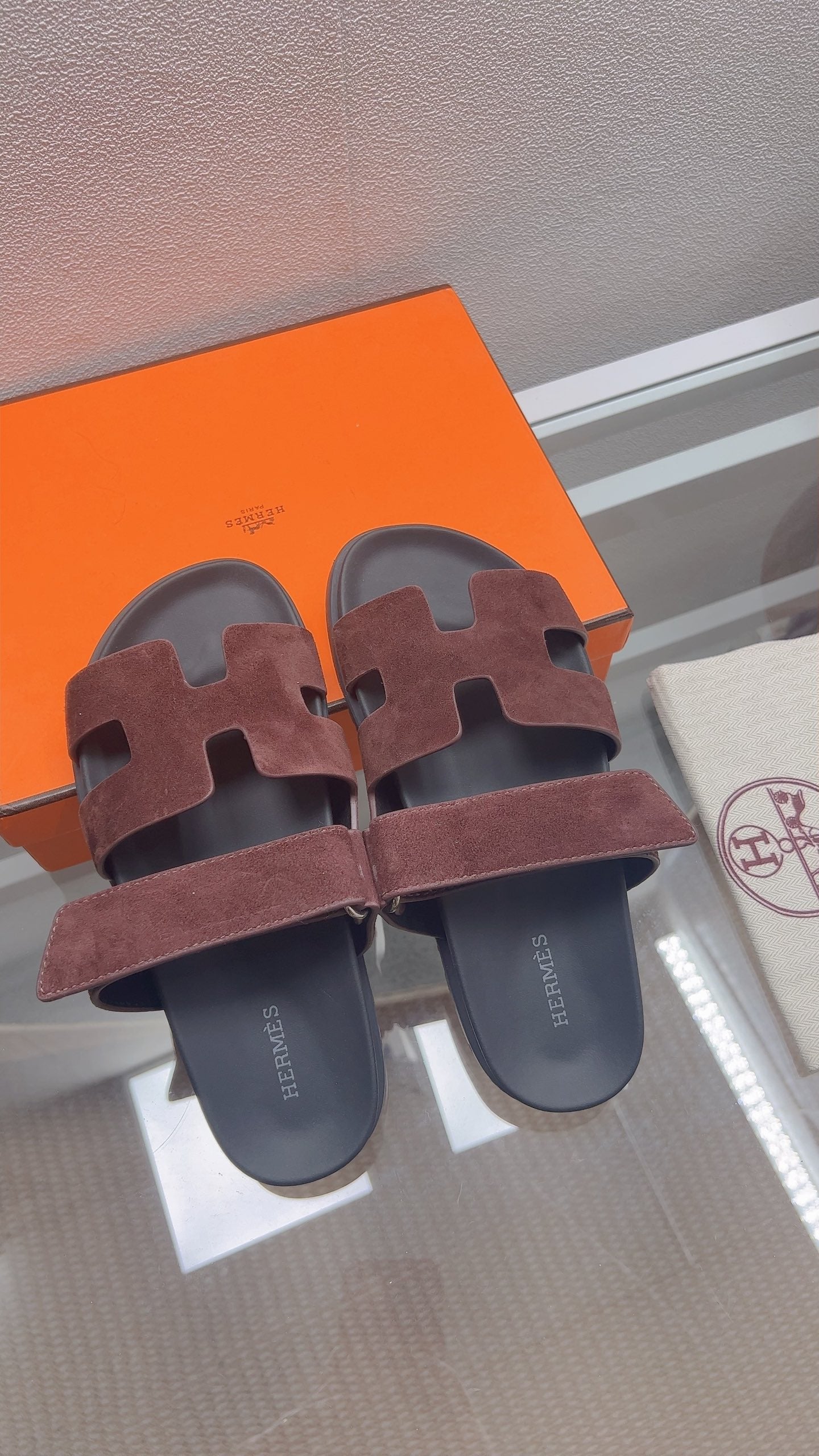 HM Chypre Sandal Coffee Suede 827519