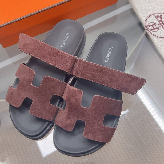 HM Chypre Sandal Coffee Suede 827519