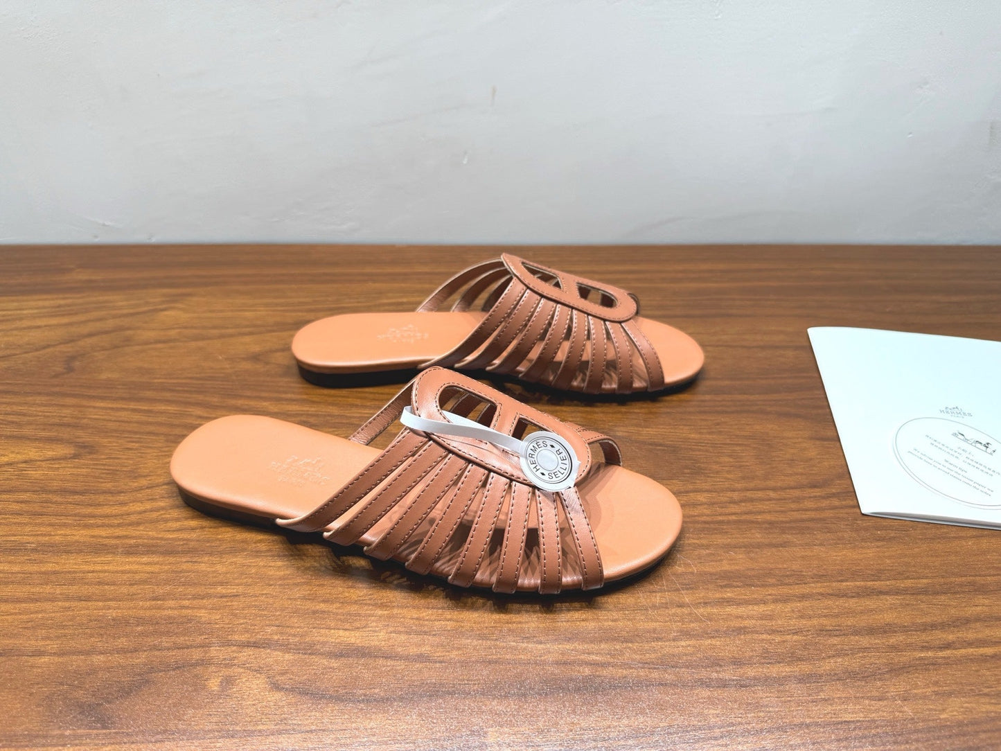 HM Noria Sandals Tan Leather 849473