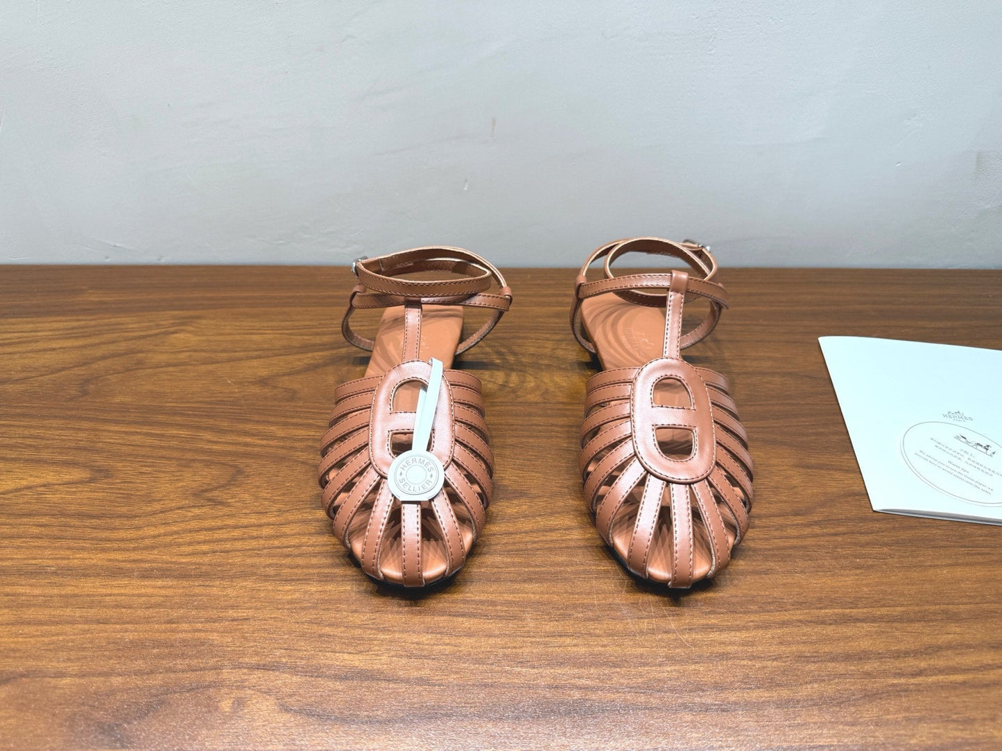 HM Nour Sandals Tan Leather 849484