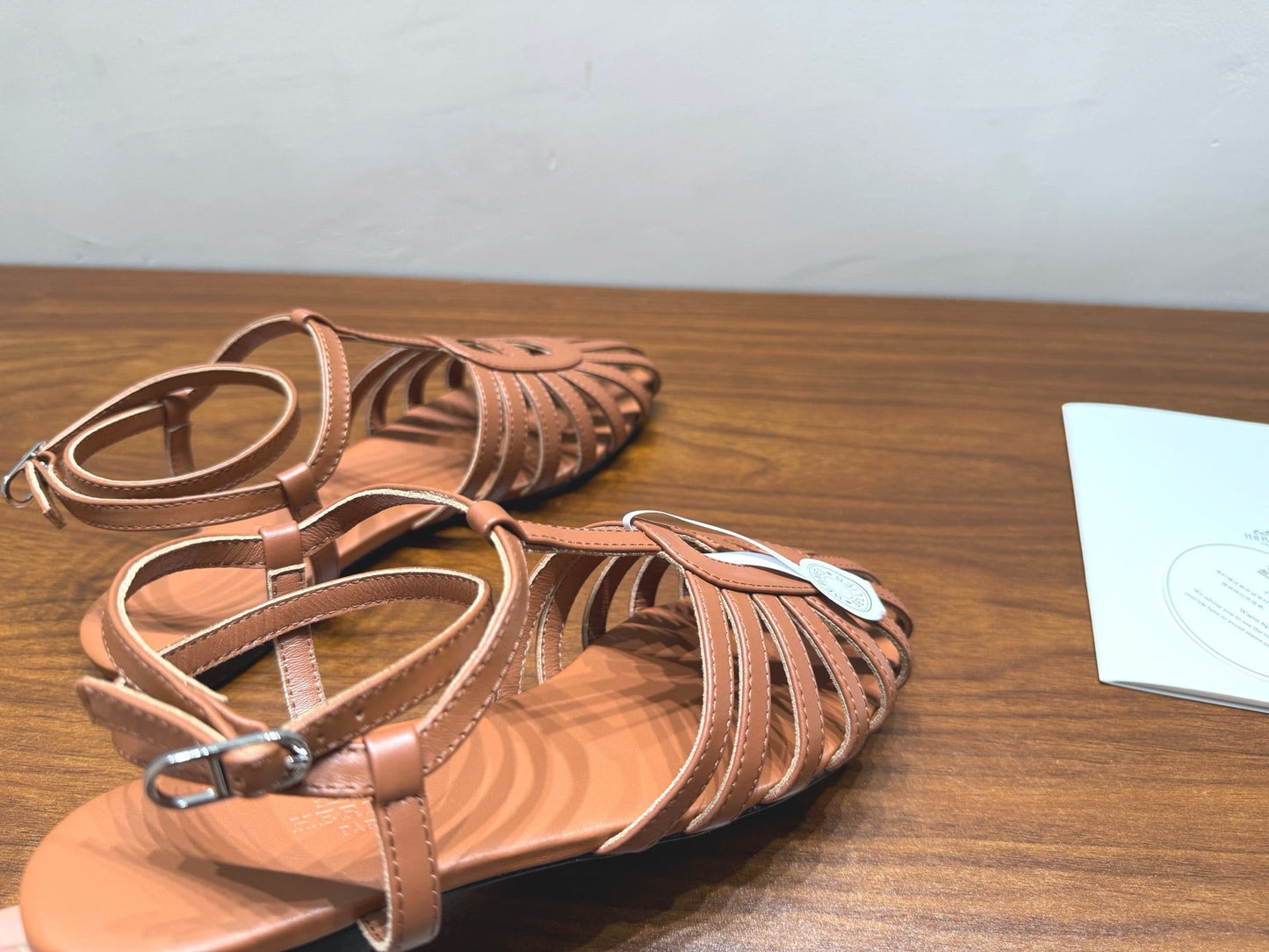 HM Nour Sandals Tan Leather 849484