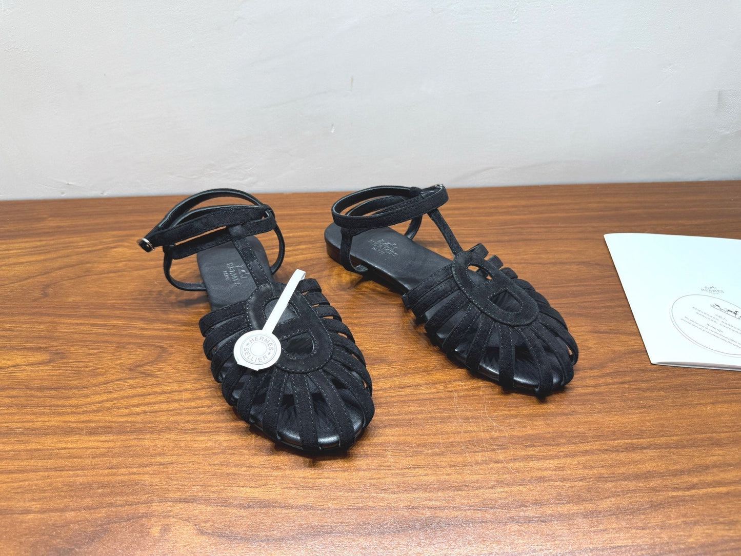 HM Nour Sandals Black Suede 849488