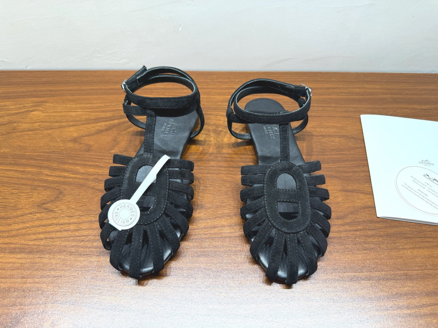 HM Nour Sandals Black Suede 849488