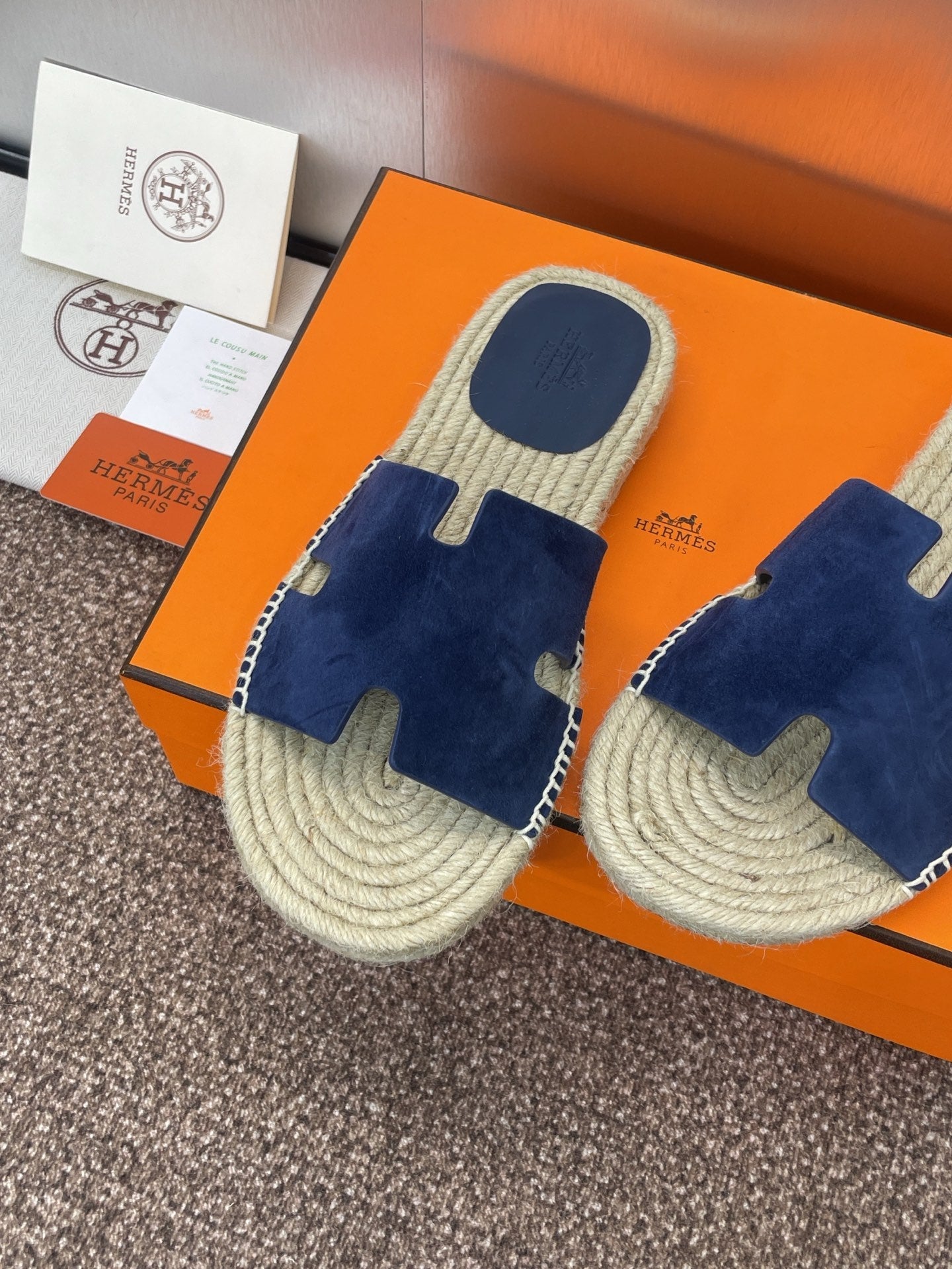 HM 25 Antigua Espadrilles Blue Suede