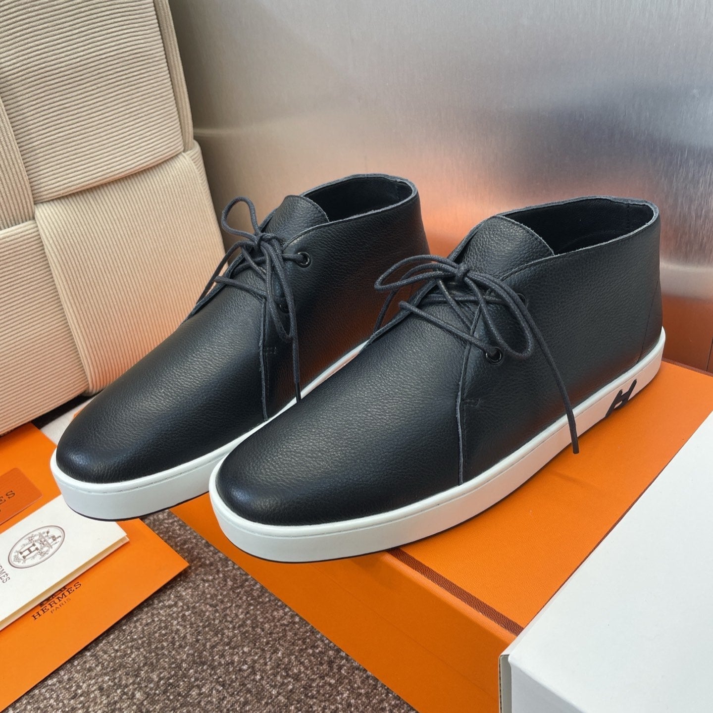 HM 25 Klicker Sneaker Black Calfskin 373020