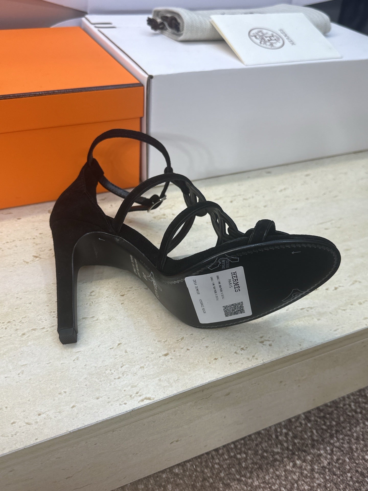 HM 26ss High Heels Sandals 95 Suede