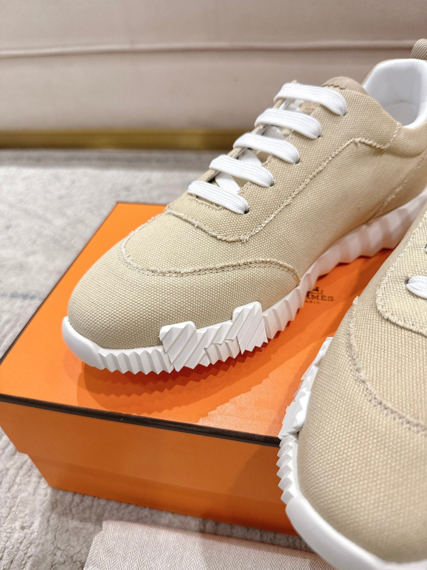 HM Bouncing Sneaker Khaki Canvas 581315