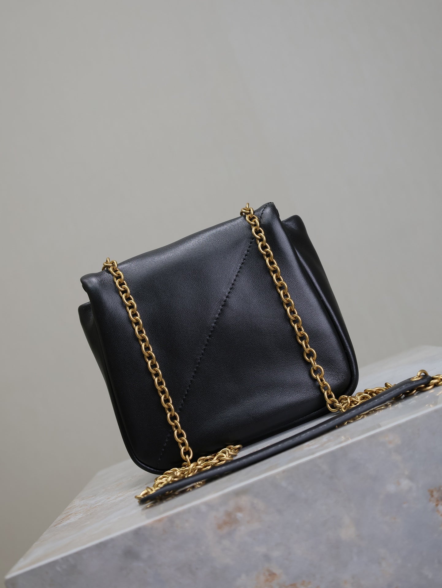 Prada Mini Jamie 4.3 Shoulder Bag 16cm Black Lambskin GHW