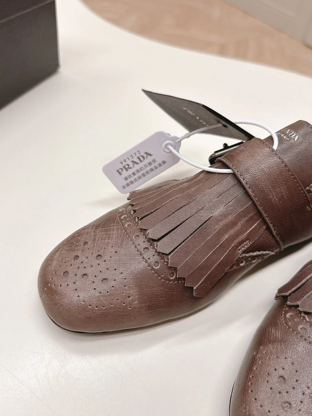 PRA 26S Mule Brown Calfskin 600592
